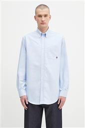 ΒΑΜΒΑΚΕΡΟ ΠΟΥΚΑΜΙΣΟ LA CHEMISE OXFORD ΑΝΔΡΙΚΟ, ΧΡΩΜΑ: ΜΠΛΕ, H.SH240.CO225 DROLE DE MONSIEUR