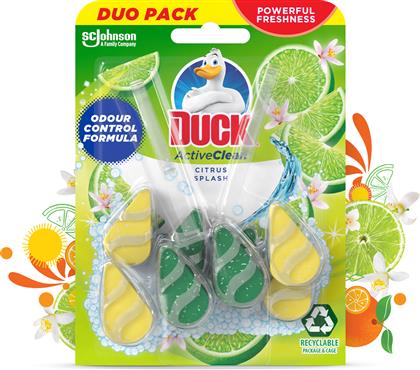 WC BLOCK ACTIVE CLEAN CITRUS SPLASH DUCK