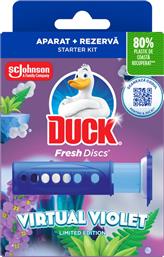 WC BLOCK FRESH DISCS VIRTUAL VIOLET 36ML DUCK