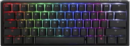 ONE 3 MINI ΜΗΧΑΝΙΚΟ GAMING ΕΝΣΥΡΜΑΤΟ ΠΛΗΚΤΡΟΛΟΓΙΟ RGB ΜΑΥΡΟ (US) DUCKY από το PUBLIC