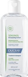 SENSINOL TREATMENT SHAMPOO FOR ITCHING REACTIVE SCALPS ΦΥΣΙΟΠΡΟΣΤΑΤΕΥΤΙΚΟ ΣΑΜΠΟΥΑΝ ΠΟΥ ΚΑΤΑΠΡΑΥΝΕΙ ΑΠΟ ΤΟΝ ΚΝΗΣΜΟ 400ML DUCRAY