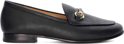 ΓΥΝΑΙΚΕΙΑ ΔΕΡΜΑΤΙΝΑ LOAFERS ''GRANDEUR'' - 0076500620103 ΜΑΥΡΟ DUNE LONDON