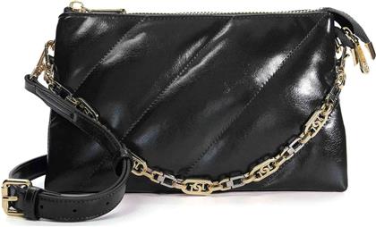 ΓΥΝΑΙΚΕΙΑ ΤΣΑΝΤΑ CROSSBODY ΜΕ ΚΑΠΙΤΟΝΕ ΣΧΕΔΙΟ ''DINIDELAMERE'' - 0022511200004 ΜΑΥΡΟ DUNE LONDON