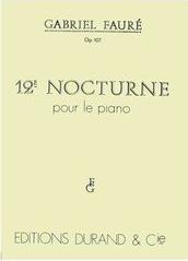 FAURE - 12E NOCTURNE DURAND