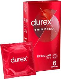 SENSITIVE THIN FEEL CONDOMS ΛΕΠΤΑ ΠΡΟΦΥΛΑΚΤΙΚΑ ΓΙΑ ΚΑΛΥΤΕΡΗ ΑΙΣΘΗΣΗ ΜΕ ΚΑΝΟΝΙΚΗ ΕΦΑΡΜΟΓΗ 6 ΤΕΜΑΧΙΑ DUREX