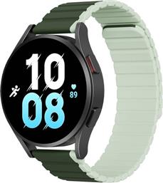 ΛΟΥΡΑΚΙ MAGNETIC LD ΓΙΑ SAMSUNG GALAXY WATCH 3 45MM/GEAR S3 + HUAWEI WATCH ULTIMATE/GT3 SE 46MM - GREEN DUX DUCIS