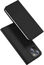 SKIN PRO SMOOTH LEATHER CASE FOR APPLE IPHONE 15 BLACK DUX DUCIS