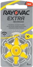 RAYOVAC EXTRA ADVANCED ΜΠΑΤΑΡΙΕΣ ΑΚΟΥΣΤΙΚΩΝ ΒΑΡΗΚΟΙΑΣ 1,45V PR70 10 BLISTER 6 ΤΕΜΑΧΙΩΝ E-DAMIANAKIS