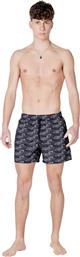 ΑΝΔΡΙΚΟ ΜΑΓΙΟ BOXER ΜΕ ALL-OVER LOGO PRINT - 7M000510AF13059 ΜΑΥΡΟ EA7