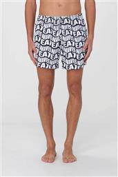 ΑΝΔΡΙΚΟ ΜΑΓΙΟ ΜΕ ALL-OVER LOGO PRINT - 7M000510AF13062 ΑΣΠΡΟΜΑΥΡΟ EA7