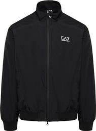 ΑΝΔΡΙΚΟ ΜΟΝΟΧΡΩΜΟ BOMBER JACKET ΜΕ ΛΟΓΟΤΥΠΟ - 8NPB20PNFZZ ΜΑΥΡΟ EA7