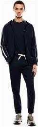 ΑΝΔΡΙΚΟ ΠΑΝΤΕΛΟΝΙ ΦΟΡΜΑΣ ΜΕ CONTRAST ΡΙΓΑ ΜΕ LOGO TAPE REGULAR FIT - 7M000974AF10377 ΜΠΛΕ ΣΚΟΥΡΟ EA7