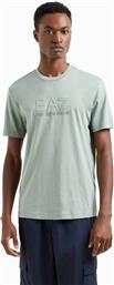 ΑΝΔΡΙΚΟ T-SHIRT ΜΕ ΑΝΑΓΛΥΦΟ ΛΟΓΟΤΥΠΟ REGULAR FIT - 7M000224AF10375 ΒΕΡΑΜΑΝ ΑΝΟΙΧΤΟ EA7