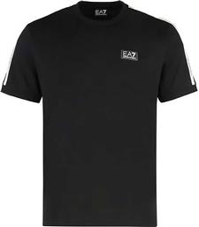 ΑΝΔΡΙΚΟ T-SHIRT ΜΕ LOGO PATCH SLIM FIT - 7M000956AF10375 ΜΑΥΡΟ EA7