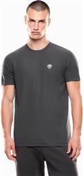 ΑΝΔΡΙΚΟ T-SHIRT ΜΕ LOGO PATCH SLIM FIT - 8NPT16PJRGZ ΑΝΘΡΑΚΙ EA7