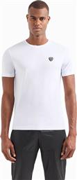 ΑΝΔΡΙΚΟ T-SHIRT ΜΕ LOGO PATCH SLIM FIT - 8NPT16PJRGZ ΛΕΥΚΟ EA7