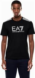 ΑΝΔΡΙΚΟ T-SHIRT ΜΕ LOGO PRINT RELAXED FIT - 7M000961AF10375 ΜΑΥΡΟ EA7