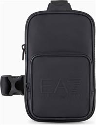 UNISEX ΤΣΑΝΤΑΚΙ CROSSBODY ΜΕ TON-SUR-TON ΛΟΓΟΤΥΠΟ - 7X000069AF13811 ΜΑΥΡΟ EA7