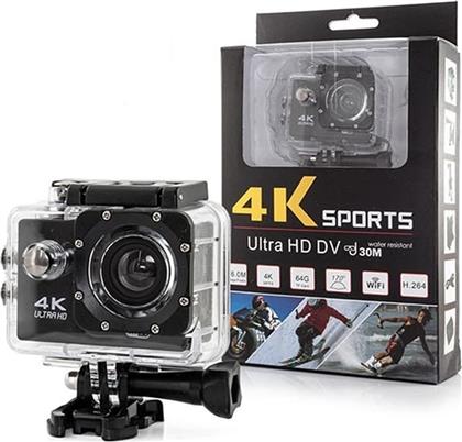 ACTION CAMERA WATERPROOF 4K ULTRA HD - ΜΑΥΡΟ EASYPIX