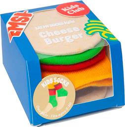 ΠΑΙΔΙΚΕΣ ΚΑΛΤΣΕΣ ''CHEESEBURGER'' - EMSKIDBUR ΠΟΛΥΧΡΩΜΟ EAT MY SOCKS