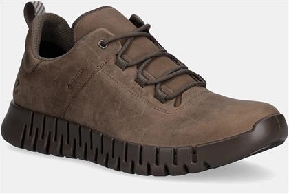 NUBUCK SNEAKERS GRUUV SNEAKER LEA GTX ΧΡΩΜΑ: ΚΑΦΕ, 525224-02559 ECCO