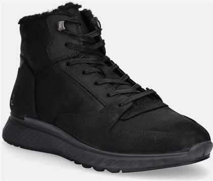 ΠΑΠΟΥΤΣΙΑ NUBUCK EXOSTRIDE MID WARM ΧΡΩΜΑ: ΜΑΥΡΟ, 835414-02001 ECCO