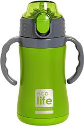 ΑΝΟΞΕΙΔΩΤΟ ΠΑΓΟΥΡΙ ΘΕΡΜΟΣ KIDS THERMOS SMALL 300ML ΠΡΑΣΙΝΟ ECOLIFE