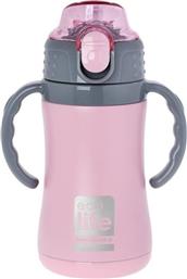 ΑΝΟΞΕΙΔΩΤΟ ΠΑΓΟΥΡΙ ΘΕΡΜΟΣ KIDS THERMOS SMALL 300ML ΡΟΖ ECOLIFE