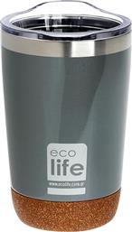 COFFEE THERMOS CUP LIGHT GREY 370ML ECOLIFE