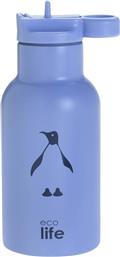 ΜΕΤΑΛΛΙΚΟ ΘΕΡΜΟΣ KIDS THERMOS ANIMALS PENGUIN 350ML ECOLIFE