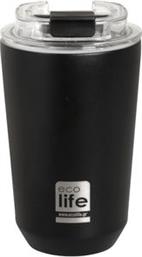 ΠΟΤΗΡΙ ΘΕΡΜΟΣ COFFEE THERMOS PURE BLACK ΜΑΥΡΟ 360ML ECOLIFE