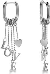 ΓΥΝΑΙΚΕΙΑ ΣΚΟΥΛΑΡΙΚΙΑ ''LOVE NOTE HOOPS STEEL'' - 127819 EDBLAD