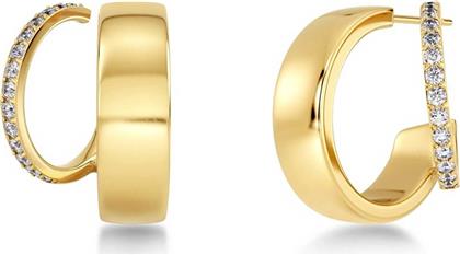 ΓΥΝΑΙΚΕΙΑ ΣΚΟΥΛΑΡΙΚΙΑ ''PLIE HOOPS DOUBLE GOLD'' - 129467 EDBLAD
