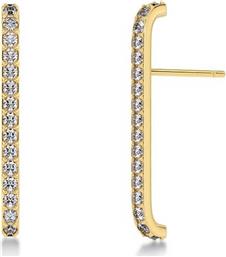 ΓΥΝΑΙΚΕΙΑ ΣΚΟΥΛΑΡΙΚΙΑ ''PLIE LOBE STUDS GOLD'' - 129461 EDBLAD