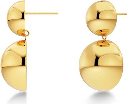 ΓΥΝΑΙΚΕΙΑ ΣΚΟΥΛΑΡΙΚΙΑ ''SPHERE EARRINGS L GOLD'' - 129489 EDBLAD