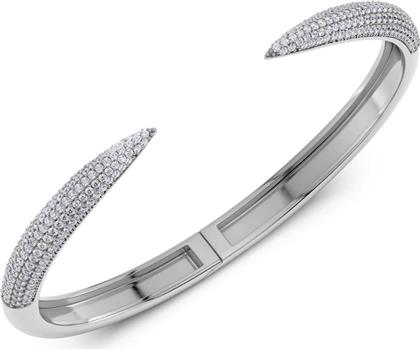 ΓΥΝΑΙΚΕΙΟ ΒΡΑΧΙΟΛΙ ΧΕΙΡΟΠΕΔΑ ''CREST PAVE BANGLE SILVER'' - 127617 EDBLAD