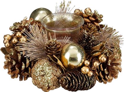 ΧΡΙΣΤΟΥΓΕΝΝΙΑΤΙΚΟ ΚΗΡΟΠΗΓΙΟ ΓΙΑ ΡΕΣΩ (Φ19X9) ETON GOLD 1180505 EDELMAN