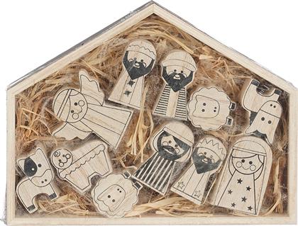 ΦΑΤΝΗ ΞΥΛΙΝΗ ΜΕ 11 ΦΙΓΟΥΡΕΣ (23X3X18) 1178302 EDELMAN