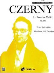 CZERNY CARL - LE PREMIER MAITRE, 100 EXERCISES, OP. 599 HENRY LEMOINE