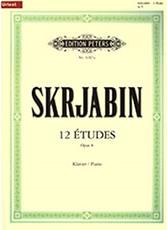 ALEXANDER SCRIABIN - 12 ETUDES OPUS 8 / KLAVIER (URTEXT) / ΕΚΔΟΣΕΙΣ PETERS EDITION PETERS