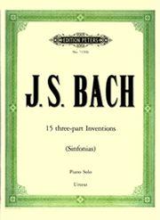 BACH J.S. ΤΡΙΦΩΝΕΣ ΠΑΡΑΛΛΑΓΕΣ / ΕΚΔΟΣΕΙΣ PETERS EDITION PETERS