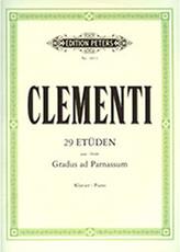 CLEMENTI - 29 ETUDEN AUS GRADUS AD PARNASSUM EDITION PETERS