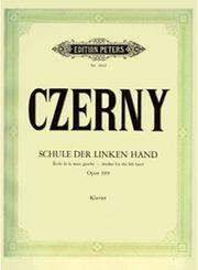 CZERNY - OP.399 STUDIES FOR THE LEFT HAND EDITION PETERS