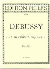 DEBUSSY - D'UN CAHIER D'ESGUISES EDITION PETERS