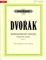 DVORAK ANTONIN - ROMANTISCHE STUCKE (ROMANTIC PIECES) OP.75, FOR VIOLIN & PIANO EDITION PETERS