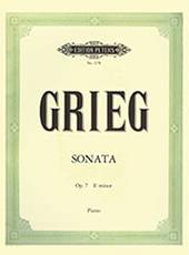 EDVARD GRIEG - SONATA OP. 7 E MINOR FOR PIANO / ΕΚΔΟΣΕΙΣ PETERS EDITION PETERS