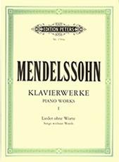 FELIX MENDELSSOHN - KLAVIERWERKE I / LIEDER OHNE WORTE / ΕΚΔΟΣΕΙΣ PETERS EDITION PETERS