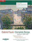 GABRIEL FAURE - COMPLETE SONGS VOL. 2 EDITION PETERS