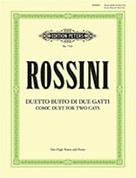 GIOACHINO A. ROSSINI - COMIC DUET FOR TWO CATS EDITION PETERS