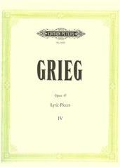 GRIEG - LYRIC PIECES OP.47 EDITION PETERS